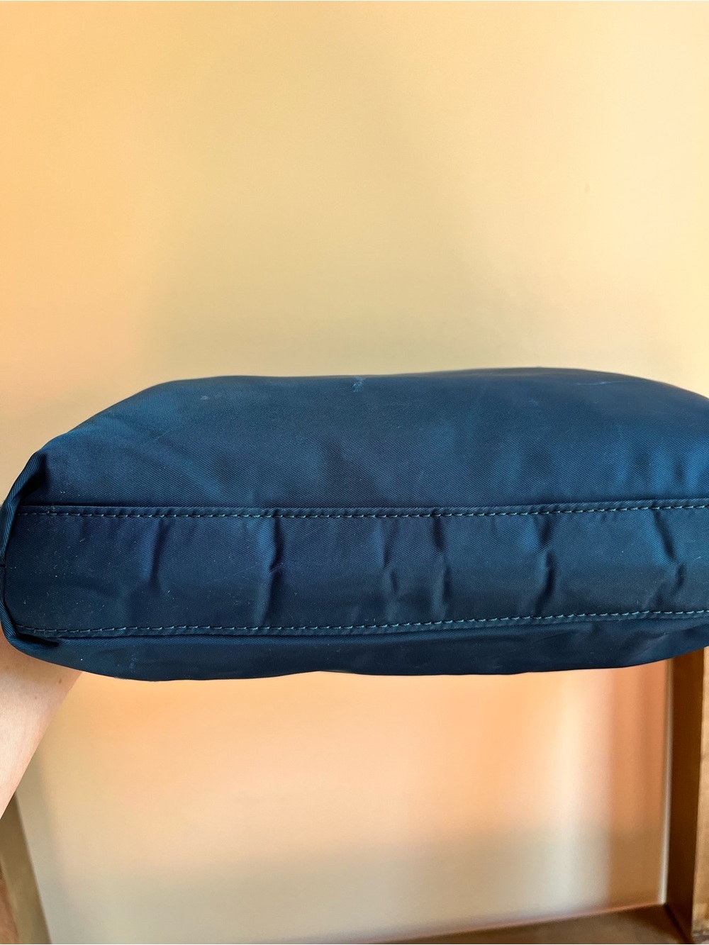 Tumi Teal-Blue Nylon Messenger Bag - Picture 5 of 14